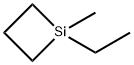 Silacyclobutane, 1-ethyl-1-methyl- Structure