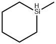 Silacyclohexane, 1-methyl- Structure