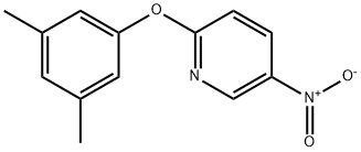 2-(3,5-Dimethyl-phenoxy)-5-nitro-pyridine Structure
