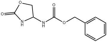 benzyl N-(2-oxo-1,3-oxazolidin-4-yl)carbamate 化学構造式