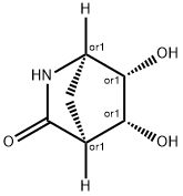 EXO-5,6-DIHYDROXY-2-AZABICYCLO[2.2.1]HEPTAN-3-ONE,77745-22-3,结构式