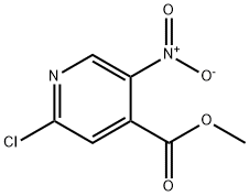 2-Chloro-5-nitro-isonicotinic acid methyl ester Structure