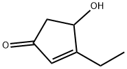 3-乙基-4-羟基-2-环戊烯-1-酮 结构式