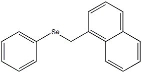 1-((phenylseleno)methyl)naphthalene Structure