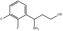 3-AMINO-3-(2,3-DIFLUOROPHENYL)PROPAN-1-OL Struktur