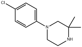 1-(4-氯苯基)-3,3-二甲基哌嗪,791779-65-2,结构式