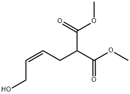 (Z)-dimethyl 2-(4-hydroxybut-2-en-1-yl)malonate 结构式