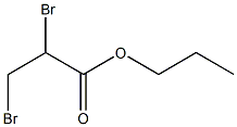 propyl 2,3-dibromopropanoate Struktur