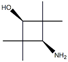 Cyclobutanol, 3-aMino-2,2,4,4-tetraMethyl-, cis- Structure