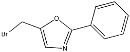 5-(bromomethyl)-2-phenyloxazole 结构式