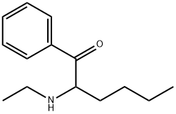 1-Hexanone, 2-(ethylamino)-1-phenyl- Structure