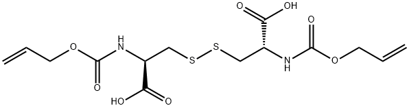 N,N-Bis-allyloxycarbonyl-L-cystine Structure