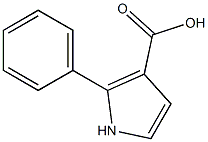 2-phenyl-pyrrole-3-carboxylic acid Structure