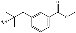 METHYL 3-(2-AMINO-2-METHYLPROPYL)BENZOATE Structure