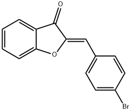 (Z)-2-(4-bromobenzylidene)benzofuran- 3(2H)-one Structure