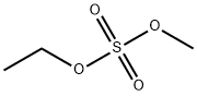 硫酸メチルエチル 化学構造式