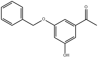 3-羟基-5-苄氧基苯乙酮 结构式