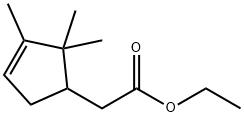 ethyl trimethyl-3-cyclopenten-1-acetate,81907-73-5,结构式