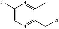 5-chloro-2-(chloromethyl)-3-methylpyrazine,83520-57-4,结构式