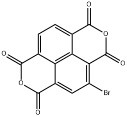 2-ブロモナフタレン-1,4,5,8-テトラカルボン酸1,8:4,5-二無水物 化学構造式