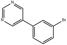 5-(3-bromophenyl)pyrimidine,847260-47-3,结构式