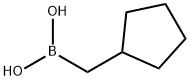(Cyclopentylmethyl)boronic acid Structure