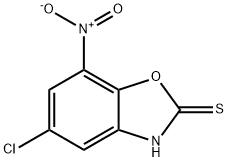 5-chloro-7-nitro-1,3-benzoxazole-2-thiol Struktur