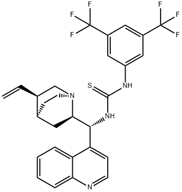 N-[3,5-bis(trifluoroMethyl)phenyl]-N'-(9R)-cinchonan-9-yl- Thiourea Structure