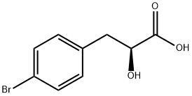 (S)-2-羟基-3-(4-溴苯基)丙酸, 853908-26-6, 结构式