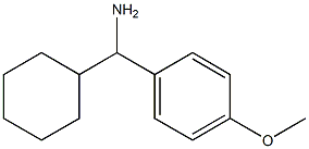 CYCLOHEXYL(4-METHOXYPHENYL)METHANAMINE Structure