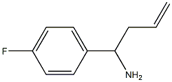 1-(4-FLUOROPHENYL)BUT-3-EN-1-AMINE Struktur