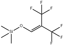 Silane, trimethyl[[3,3,3-trifluoro-2-(trifluoromethyl)-1-propen-1-yl]oxy]- Struktur