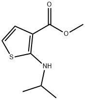 methyl 2-(isopropylamino)thiophene-3-carboxylate Struktur