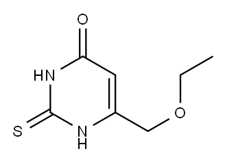 6-(ethoxymethyl)-2-thioxo-2,3-dihydropyrimidin-4(1H)-one,860574-18-1,结构式