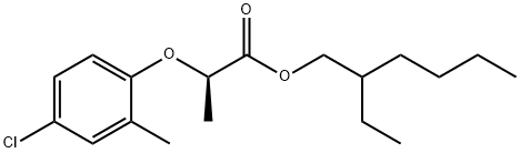 2-Ethylhexyl (R)-2-(2-methyl-4chlorophenoxy)propionate 结构式