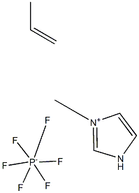 1-propylene-3-methylimidazolium hexafluorophosphate Structure