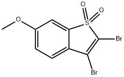 2,3-dibromo-6-methoxybenzo[b]thiophene 1,1-dioxide Structure