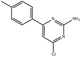 2-Amino-4-chloro-6-(4-tolyl)pyrimidine,862168-10-3,结构式