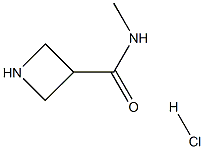 N-methylazetidine-3-carboxamide hydrochloride Structure