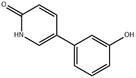 2-Hydroxy-5-(3-hydroxyphenyl)pyridine Struktur