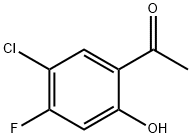 1-(5-CHLORO-4-FLUORO-2-HYDROXY-PHENYL)-ETHANONE, 865451-01-0, 结构式
