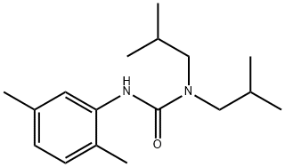 1,1-DIISOBUTYL-3-(2,5-XYLYL)UREA, 86781-56-8, 结构式