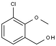 3-氯-2-甲氧基苯甲醇, 869088-29-9, 结构式