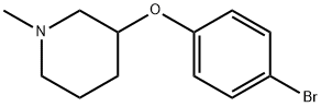 Piperidine, 3-(4-bromophenoxy)-1-methyl- Struktur