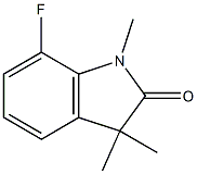 7-fluoro-1,3,3-trimethylindolin-2-one Structure