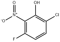 6-Chloro-3-fluoro-2-nitro-phenol, 872363-74-1, 结构式