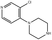 1-(3-氯吡啶-4-基)哌嗪,87394-66-9,结构式