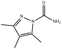 1H-Pyrazole-1-carboxamide, 3,4,5-trimethyl- Structure