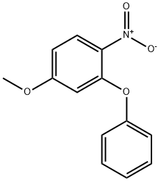 Benzene, 4-methoxy-1-nitro-2-phenoxy- Struktur