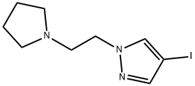 4-碘-1-(2-(吡咯烷-1-基)乙基)-1H-吡唑,875798-85-9,结构式